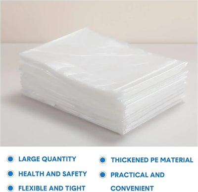 100 Pack Disposable Sauna Bags Plastic Body Wrap Sauna Blanket Liners  Thickened Sauna Wrap for Infrared