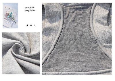 New Women Panties Cotton Seamless Sports Boxers Underwear Female Solid Color Briefs Cozy Lingerie Intimate Underpants M-XXL