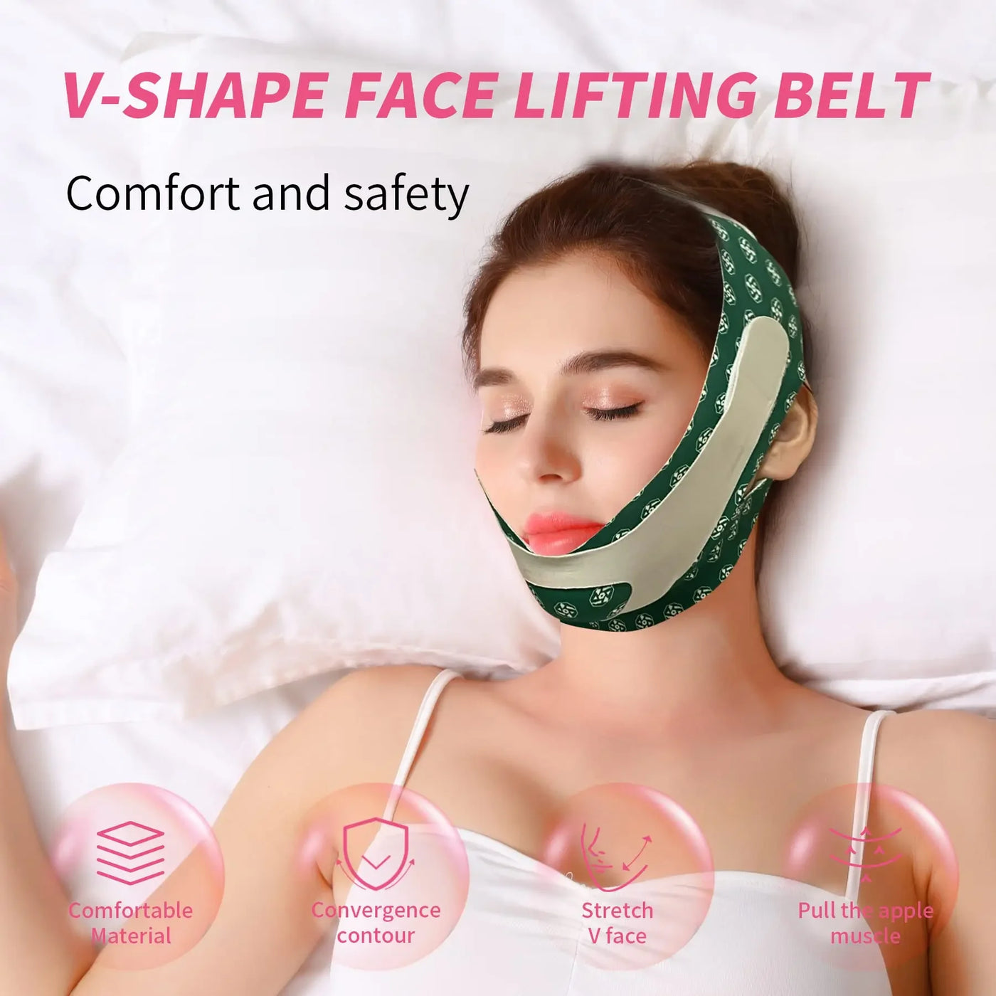 Women Face Slimming Bandage Face Lifting Belt V Line Shaper Cheek Chin Lift UP Strap Anti Wrinkle Band Beauty Facial Care Tools