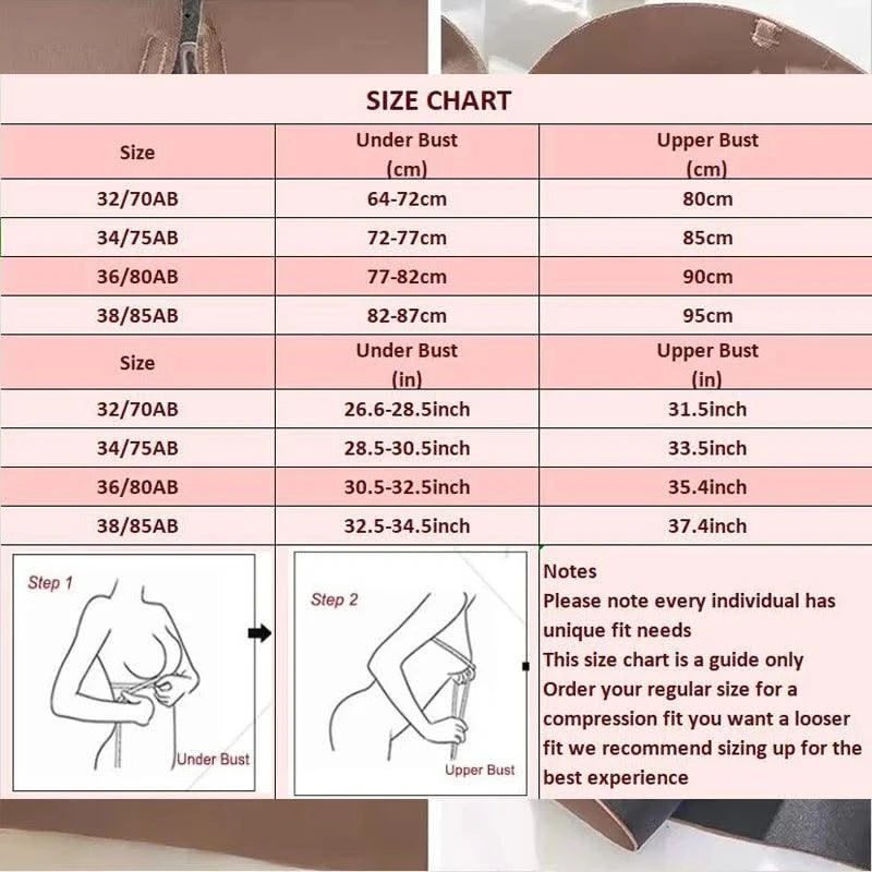 Front Closure Traceless Bras For Women