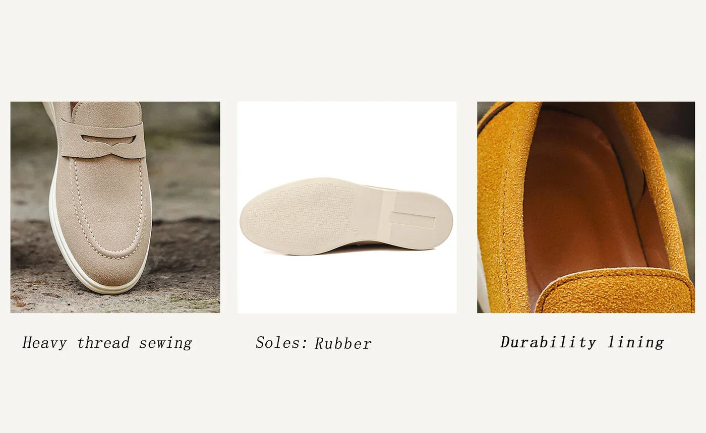 Men's Loafers Casual Slip On Shoes Soft Lightweight