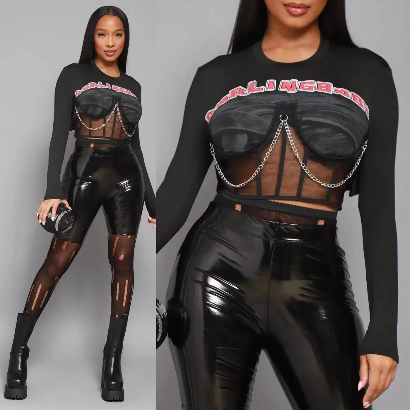 Women's Faux Leather Biker Shorts High Waisted PU Leather Shorts