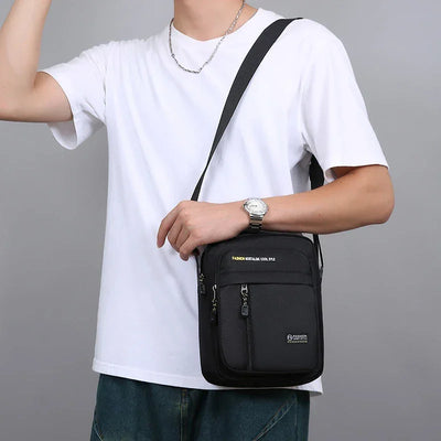 Men Crossbody Bag Single Shoulder Bags Big Capacity Storage Bag Fashion Multi-Pockets Business Crossbody Bags