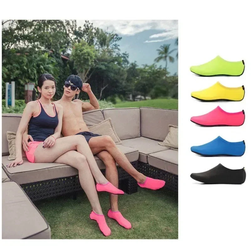 Non-Slip Unisex Water Shoes for Swimming Diving Beach Summer Aqua Socks Flat Sandal Seaside Sneakers for Men Women Accessories
