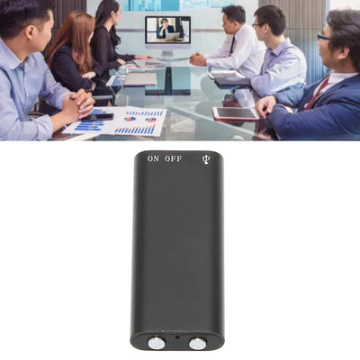 Rechargeable Recorder Voice Recorder HD Noise Reduction Voice Activated USB Charging Mini Sound Recorder for Meetings Interviews
