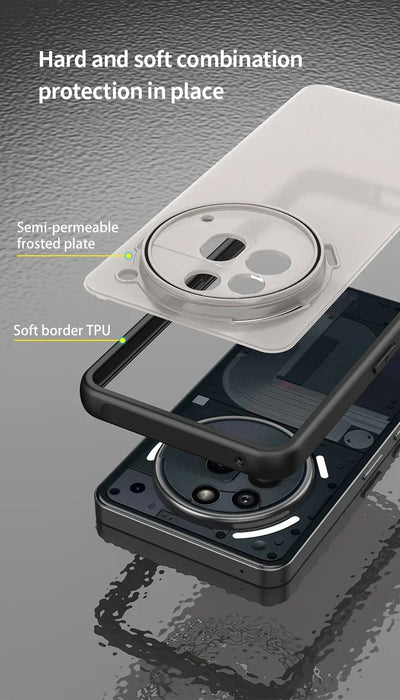 New Armor Bumper Shockproof Phone Case For Nothing Phone 3a Pro 5G Silicone Hard Cover Capa