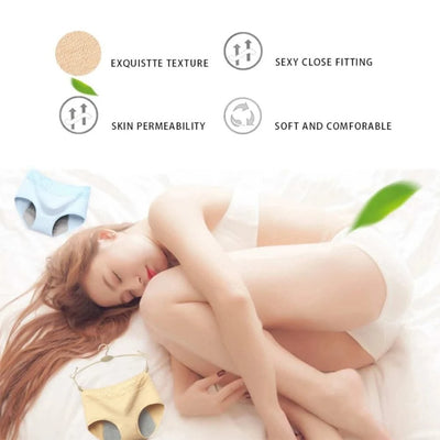 Cotton Female Physiological Pants Leak Proof Menstrual Women Underwear Period Panties Health Seamless Briefs Warm Stretch Panti
