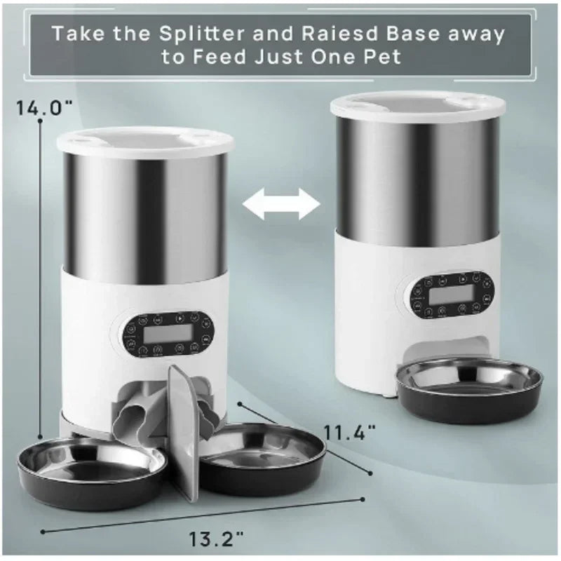 NEW Automatic Timing Smart Feeder Automatic Pet Feeder For Cat Dog Electric Dry Food Dispenser 3L 4.5L Bowls Product Supplies