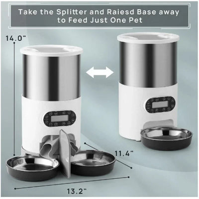 NEW Automatic Timing Smart Feeder Automatic Pet Feeder For Cat Dog Electric Dry Food Dispenser 3L 4.5L Bowls Product Supplies