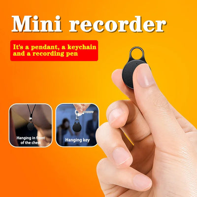 Mini Voice Recorder Pendant 8/16/32G Professional Noise Reduction Audio Record Activated Small Dictaphone Support OTG MP3 Player