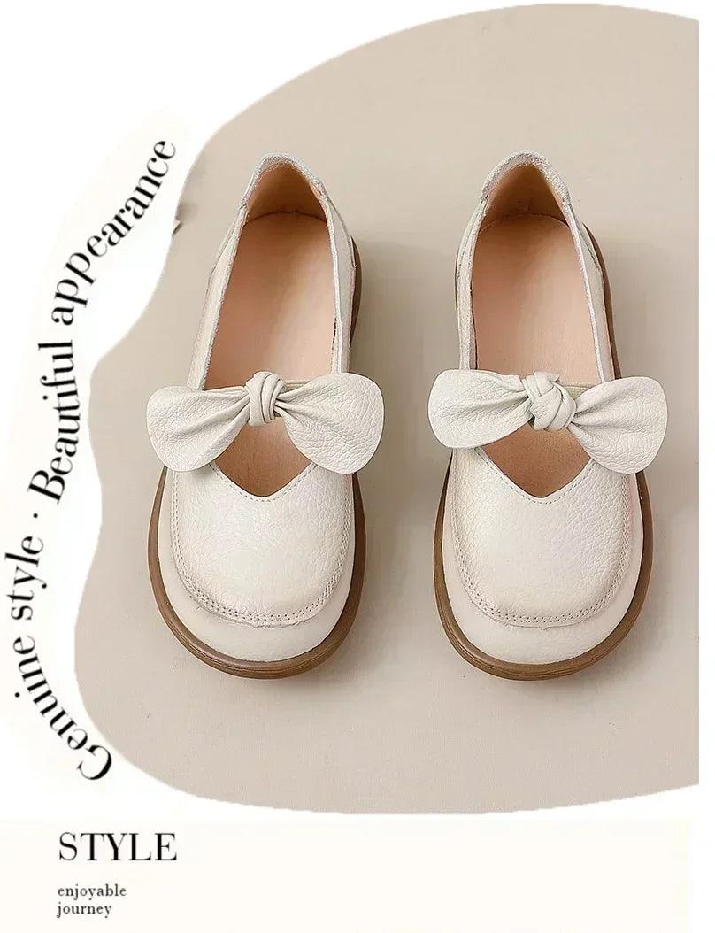 Authentic anti skid slip on leather flat shoes ladies shallow loafers woman comfy soft moccasin