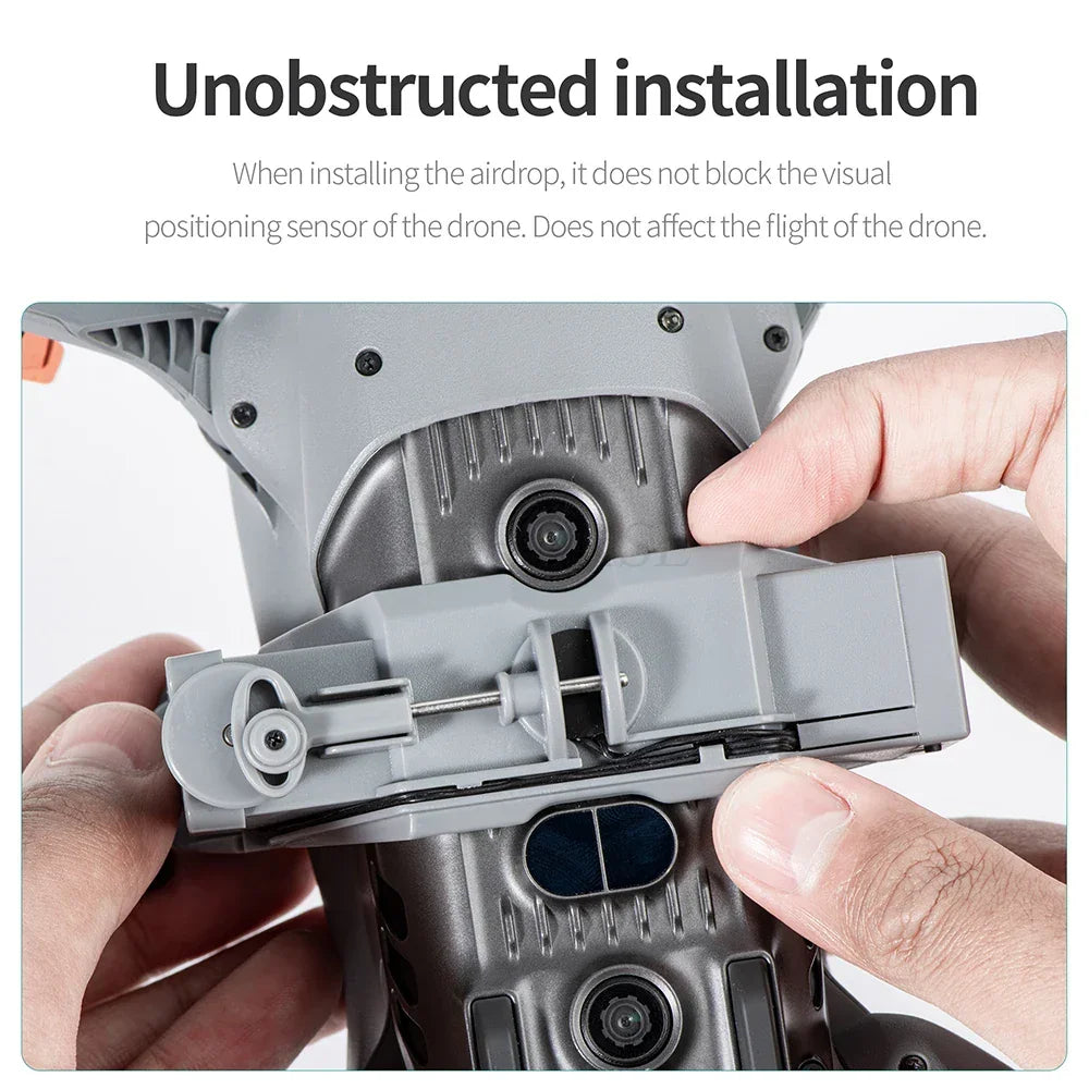 Drone Outdoor Remote Airdrop For DJI Air 3S Transport Delivery Device Dispenser For DJI Mini 4 Pro/Air 3 Thrower Accessories