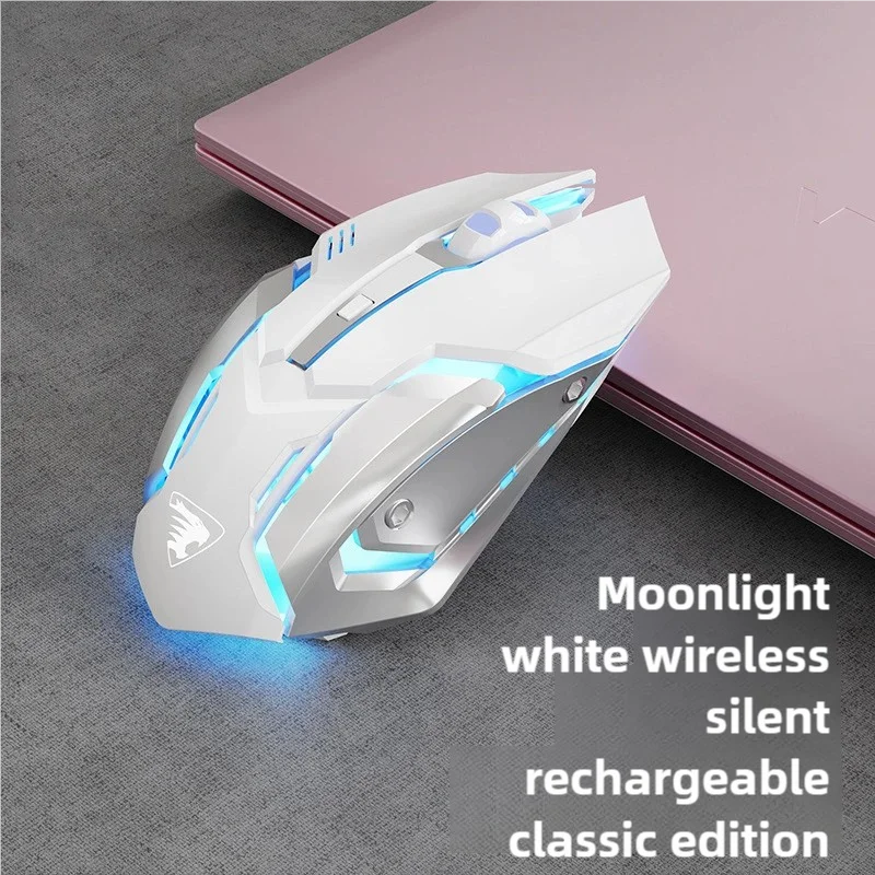 USB Wireless Gaming Mouse RGB Gamer Mouse 6 Buttons Mice Optical Office Computer Mouse For Desktop Laptop Ergonomic Mouse