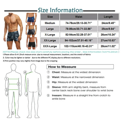 Men Swimwear Brazilian Traditional Cut Swimsuits Swim Bikini Surf Boxer Briefs Board Shorts Trunks printed Sunga