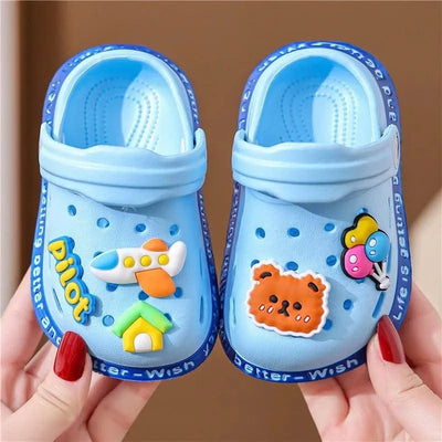 Soft Anti-Skid Cartoon Design Hole Sandals |Children's Shoes | Summer Wear For Boys Girls | Kids Shoes/Slippers | Baby Shoes