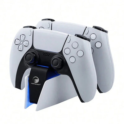 Game Wireless Charging Station for PS5 with Dual Fast Charger Dock and LED Charging Indicators