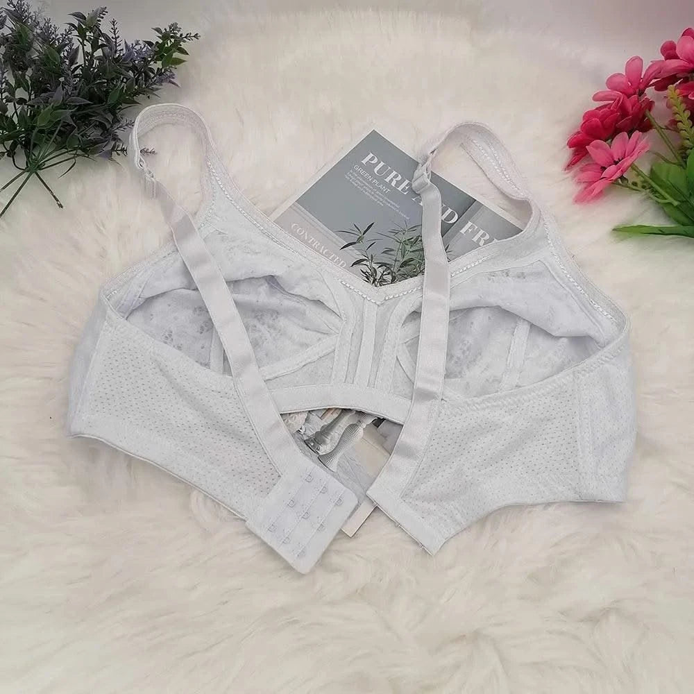 Classic Full Coverage Bra for women lace embroidery