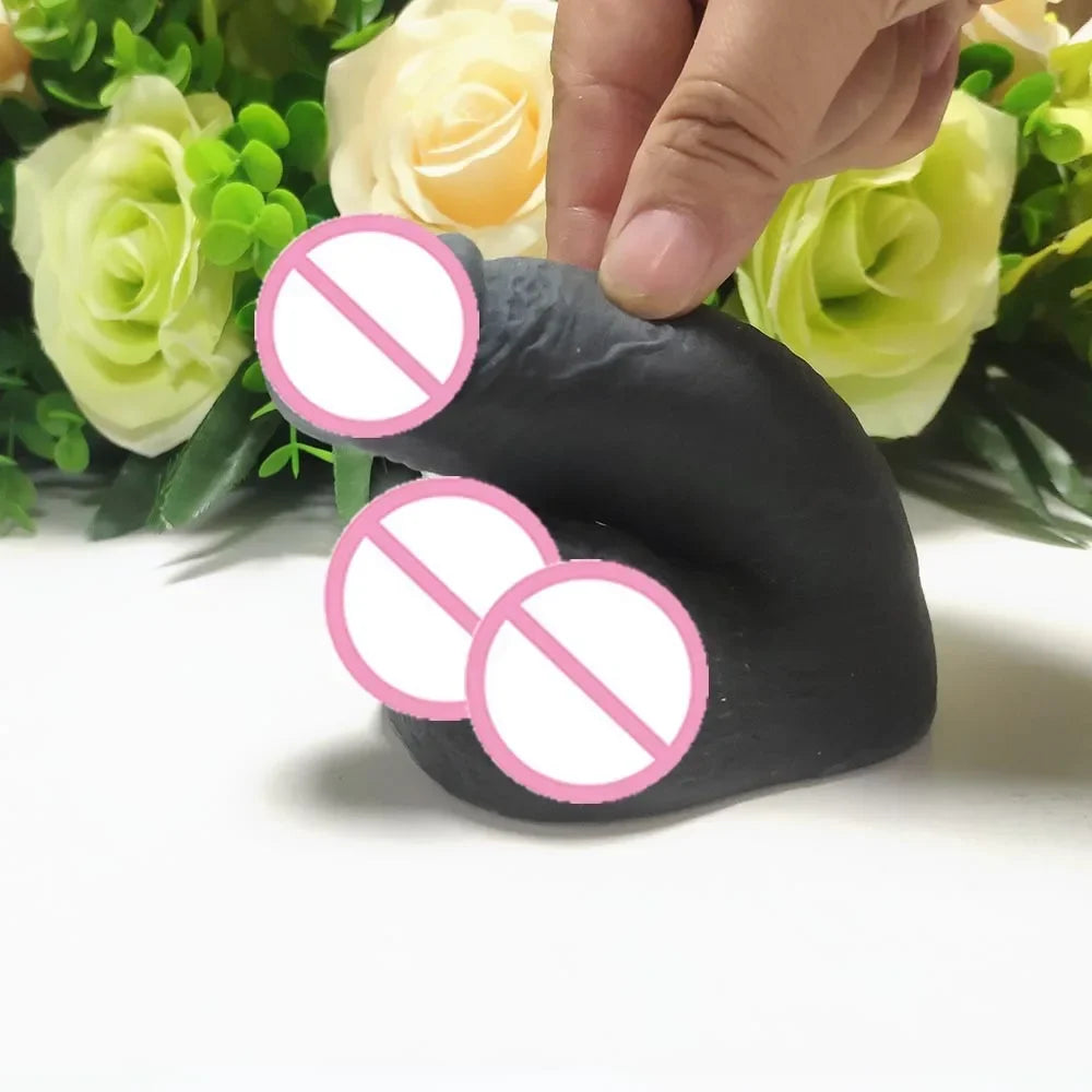 Ftm Packer Ultra Soft Realistic Short Small Dildo Dress Male Genitalia Transgender STP Prosthetics Penis