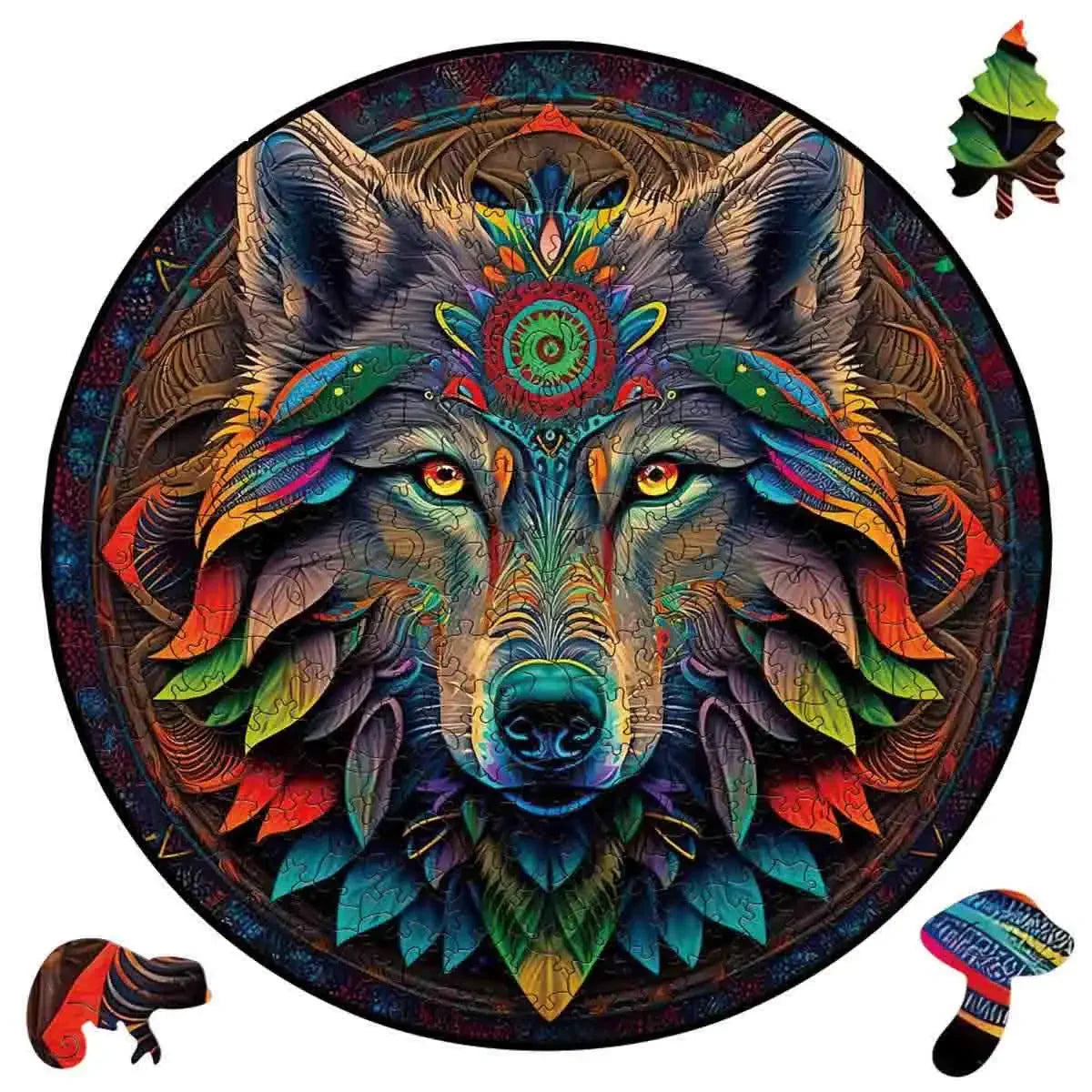 Fox montessori educational toys for children wooden puzzles brain trainer games animal puzzle board set toy