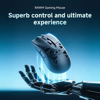 RAWM SL01C Bluetooth Wireless Gaming Mouse Tri-Mode Lightweight Rechargable Esports Mouse 7 Programmable Buttons PC Gamer Custom