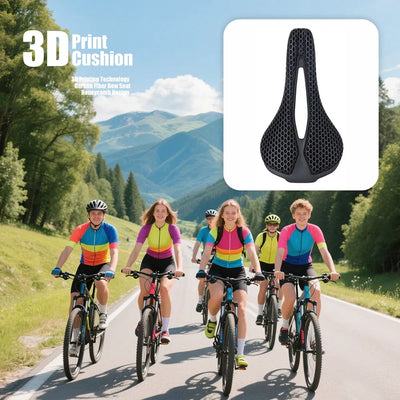 Ultralight 3D Printed Bicycle Saddle 160g Comfortable Breathable MTB Road Mountain Bike Racing Saddles Cycling Seat Accessory