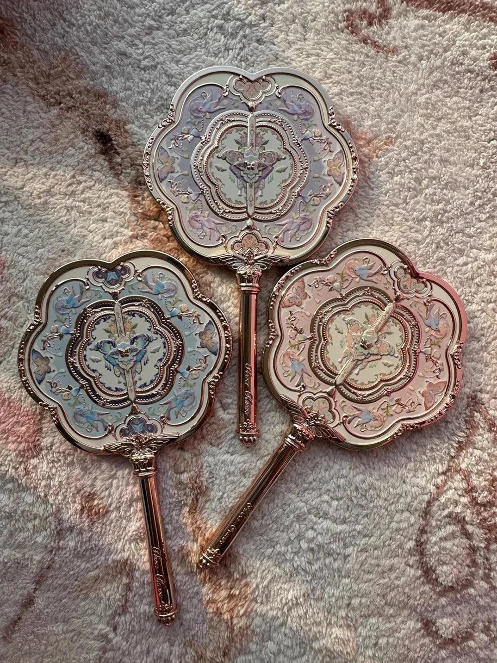 Flower Knows Butterfly Cloud Rouge Box Blush & Highlighting Duo with Glossy Lipstick Long Lasting Oriental Beauty Makeup Set