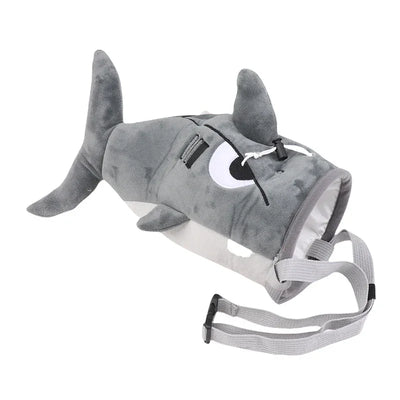 Cartoon Shark Rock Climbing Chalk Bag  Adjustable Storage Climbing Magnesium Powder Bag for Climbing Weightlifting Chalk Pouch