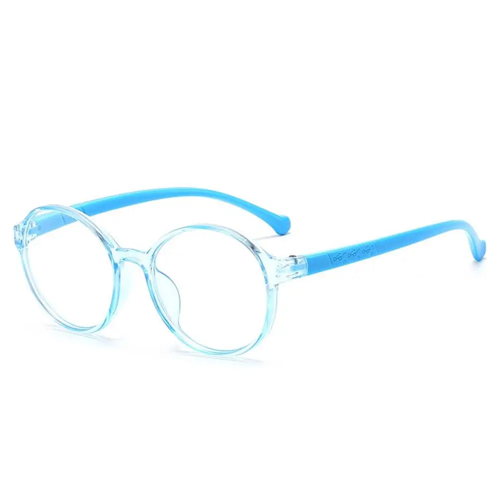 Blue Light Blocking Glasses for Kids Computer Glasses Silicone Frame Clear Lens Girl Boy Video Gaming Children Safety Eyewear