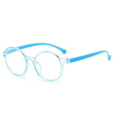 Blue Light Blocking Glasses for Kids Computer Glasses Silicone Frame Clear Lens Girl Boy Video Gaming Children Safety Eyewear