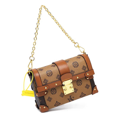 Women's Leather Hand Bag Fashionable And Elegant By Famous Designer Luxury Brand Classic Shoulder For Daily