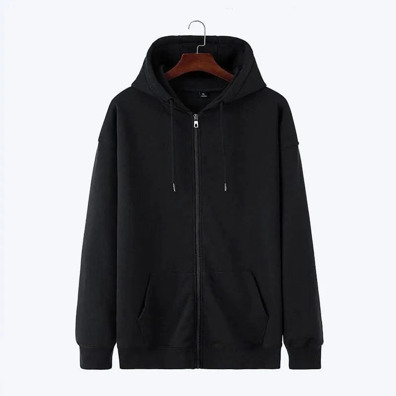 Zipper Hoodies Women/Men Fashion Long Sleeve Hooded Fleece Sweatshirt