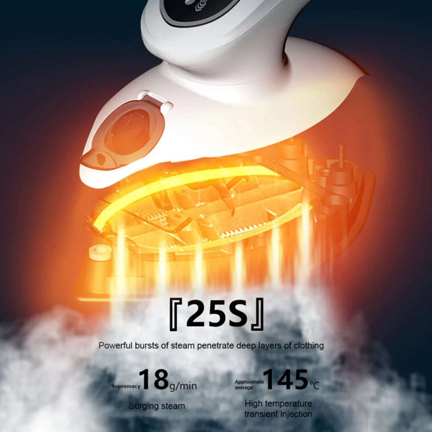 Handheld 1100W Garment Steamer Iron  Portable Steam Cleaner for Cloth Home Electric Hanging Mite Removal Steamer Garment EU/US