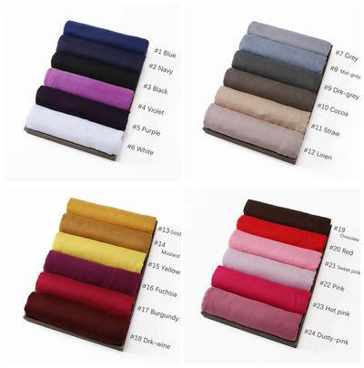New Cotton Linen Scarf For Women Girls Students Autumn Classic Solid Color Scarves Retro Soft Foulard Viscose Female Wrap Shawls