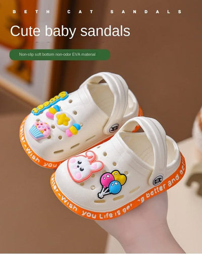 Cartoon Soft Sole Anti Slip Children's Sandals and Slippers | Indoor, Home Shoes For Boys and Girls Kids Shoes