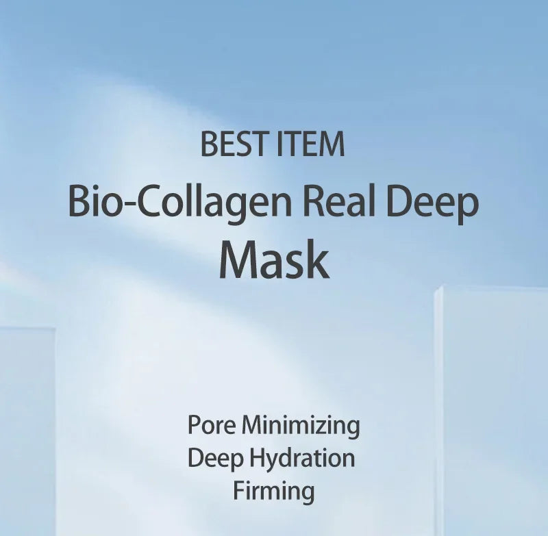 Bio-Collagen Face Mask Deep Moisturizing Overnight Mask Collagen Protein Hydrogel Soft Gel Mask Brightening Firming Skin Care