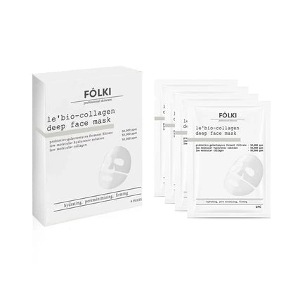 Bio Collagen Face Mask Shrink Pores Deep Hydrating Overnight Mask Moisturizing Refreshing Brightening Face Skin Care Korean
