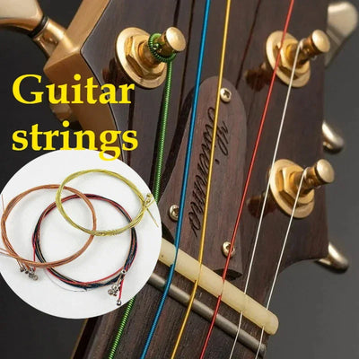Colorful Guitar Strings 1-6 Strings for Classical Classic Guitar Acoustic Guitar Steel Strings Musical Instrument Accessories