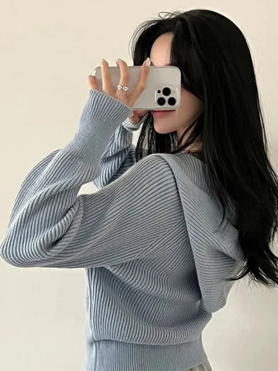 2025 New Casual Long Sleeve Hooded Sweaters Fashion Zipper Cardigan Women's Sweet Knitted Sweater Autumn Solid Sweater Coat