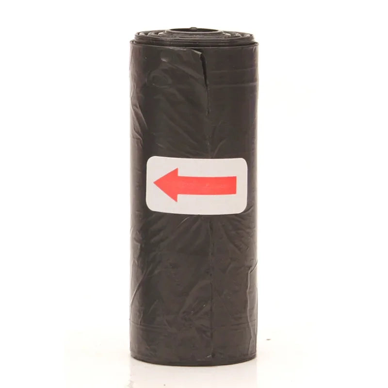 1 Roll Pet Poop Bags Disposable Dog Waste Bags Bulk Poop Bag Dispenser Bags with Paw Prints Garbage Bag - Elanique