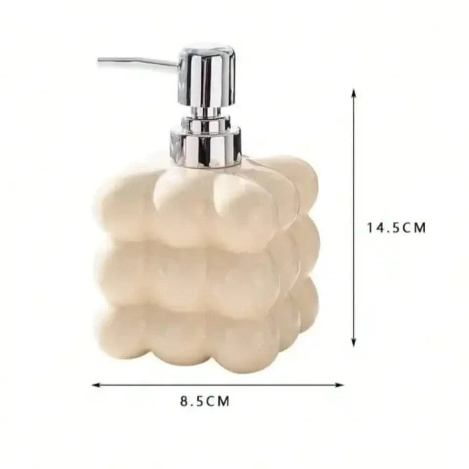 Liquid Soap Household 280ml Body Wash Shampoo  Dispenser Bottle Bathroom Accessories Dispenser Press Separated Bottle Ceramic