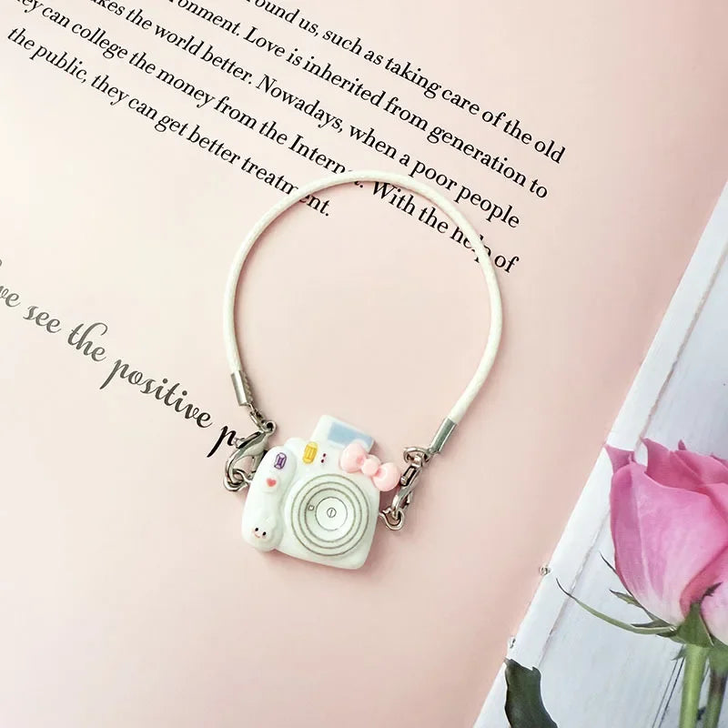 Labubu Accessories 17cm Labubu Pendant Camera Water Bottle Bag Accessories Cute Sitting Party Accessories