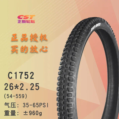CST BFT-Mountain Bike Tire, Snow Tires for Electric Bike, City Fat Tires, C1752 ATV Tire, 27.5x4.0, 26x2.25, 27.5x4.0