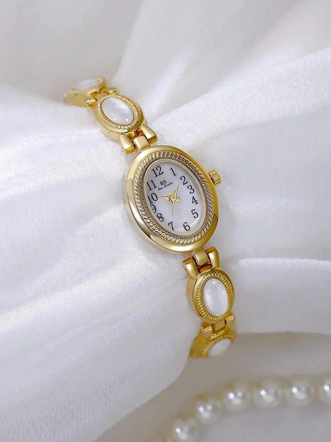 2025 new women wrist watches luxury brand elegant fashion ladies for female clock oval high quality gift dropship