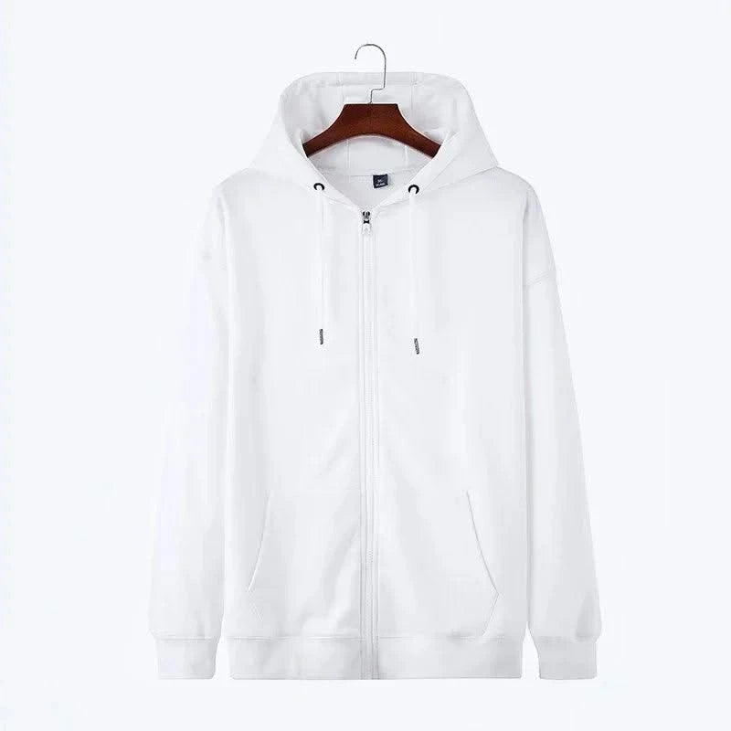 Zipper Hoodies Women/Men Fashion Long Sleeve Hooded Fleece Sweatshirt