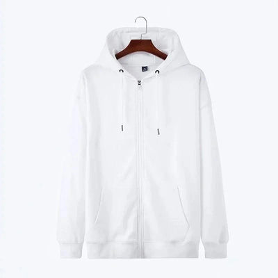 Zipper Hoodies Women/Men Fashion Long Sleeve Hooded Fleece Sweatshirt