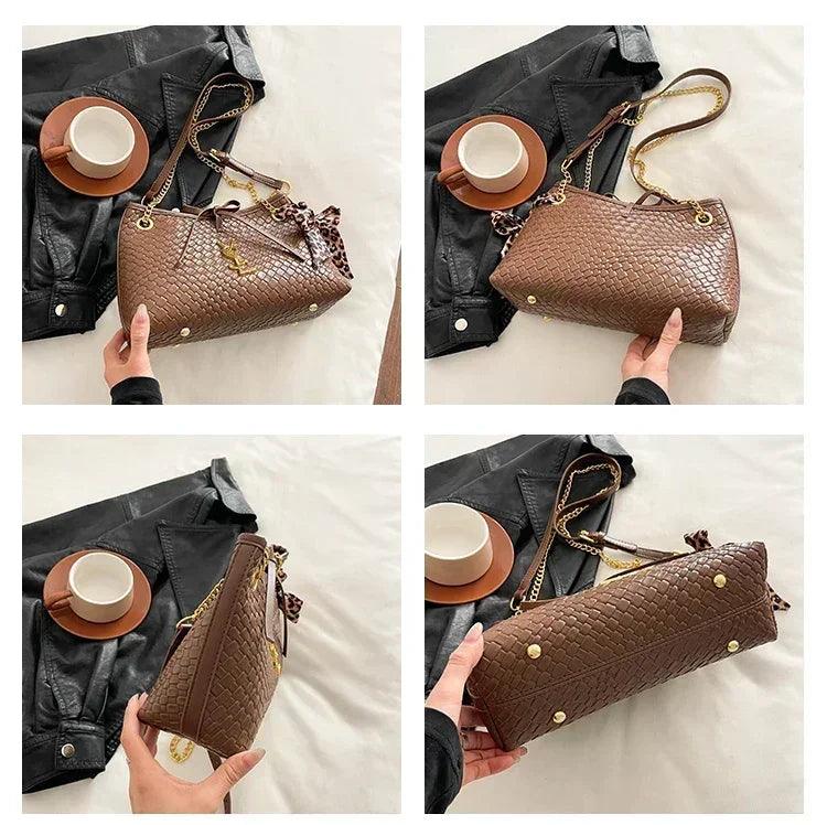 Famous designer women’s handbag in soft leather elegant crossbody-bag with adjustable strap classic luxury style