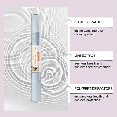 Pet Toothbrush Pen Teeth Clean Fresh Breath Pet Toothbrush Paste Brush One Easy To Use Cat Tooth Brush ToothbrushSet Accessories