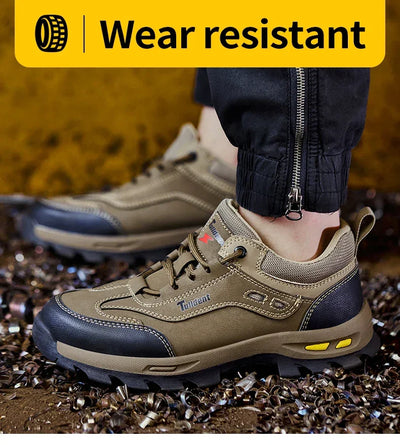 New men's safety shoes, puncture resistant work shoes, men's protective shoes, wear-resistant work boots  Tactical Boots