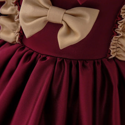 Chirstmas Costume Kids Christening Princess Lolita Vestidos For Toddler Birthday Party Children Baptism Baby Girl Clothes