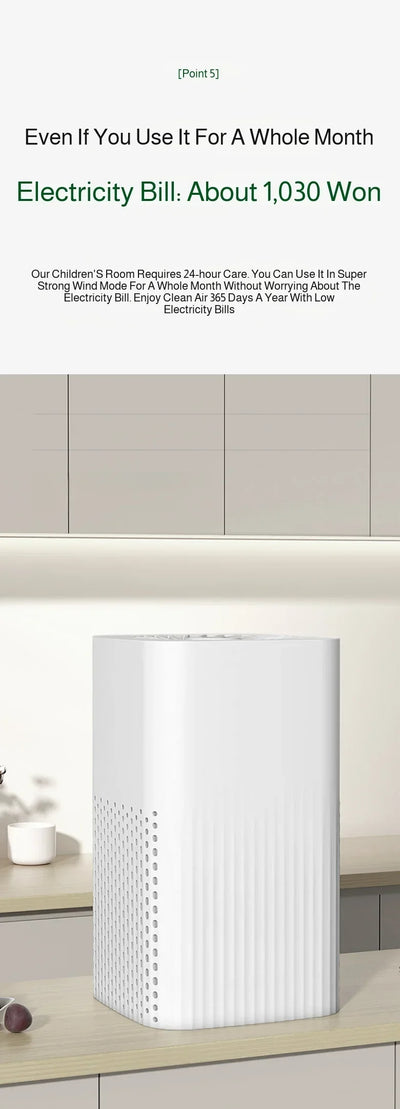 Household Desktop Air Purifier Filters Can Remove Odor Remove Dust And Effectively Purify Air